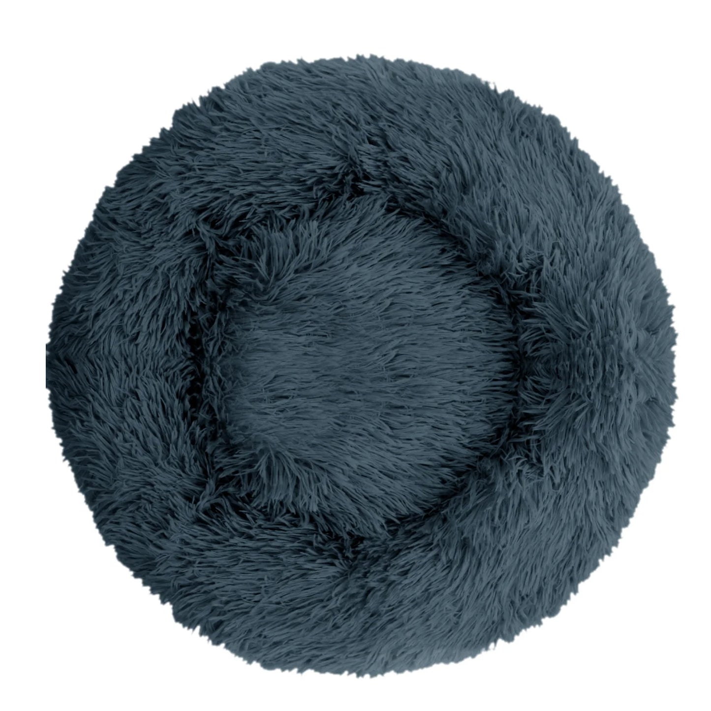 50cm Round Pet Bed Calming Dog & Cat Anti-Anxiety Donut Cuddler Round Cozy Ultra Kennel Washable Plush Cushion Winter Warm Sleep