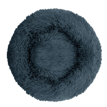 50cm Round Pet Bed Calming Dog & Cat Anti-Anxiety Donut Cuddler Round Cozy Ultra Kennel Washable Plush Cushion Winter Warm Sleep