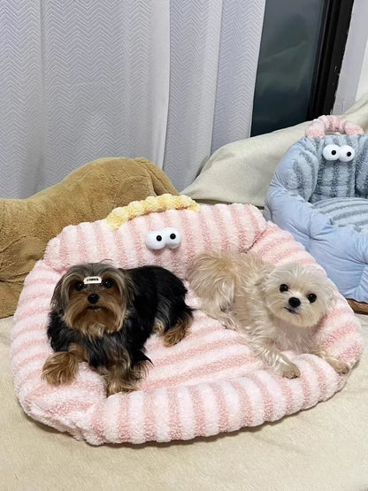 Puppy Special Sofa Kennel Winter Warm Pet Internet Celebrity Cat Nest Small Dog Dog Sleeping Mat Cushion Winter Bed