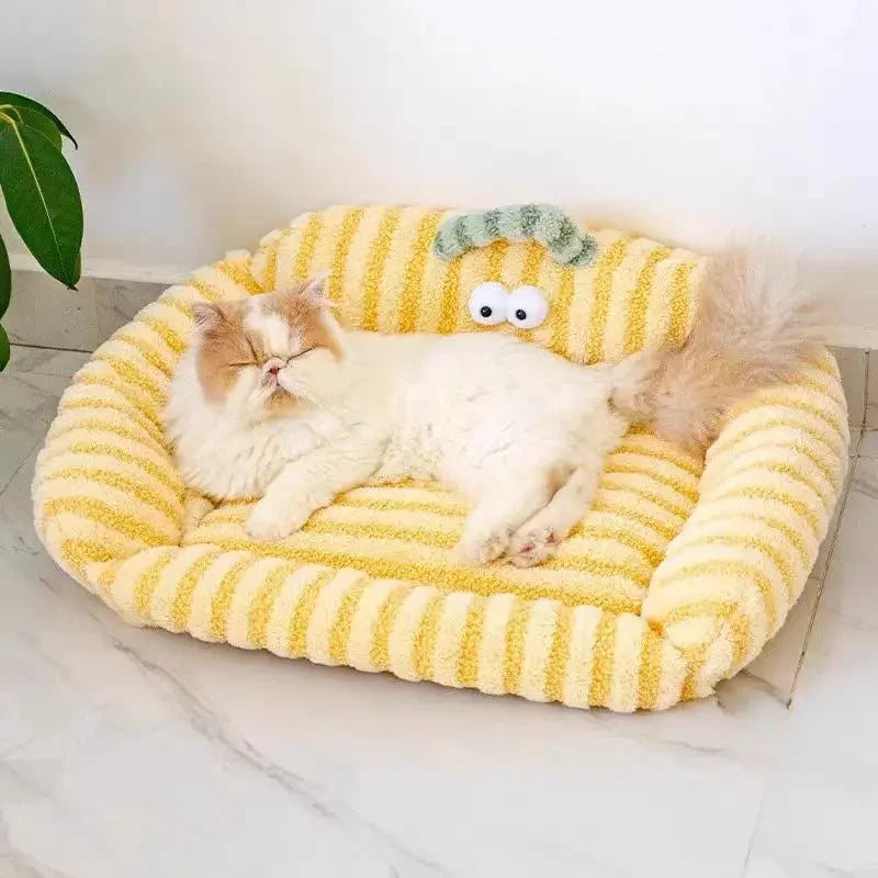Puppy Special Sofa Kennel Winter Warm Pet Internet Celebrity Cat Nest Small Dog Dog Sleeping Mat Cushion Winter Bed